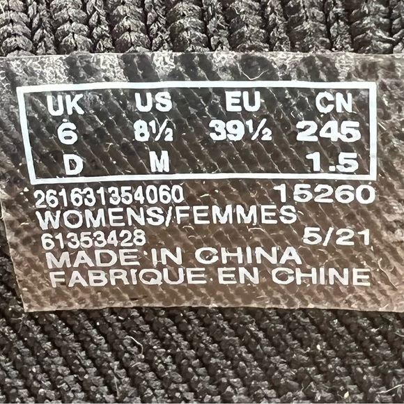 NWT Clark's Black Sashlynn Heeled Slip On Shoes Size 8 1/2 Women's - Picture 2 of 10